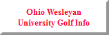 Click here OWU Golf Info
